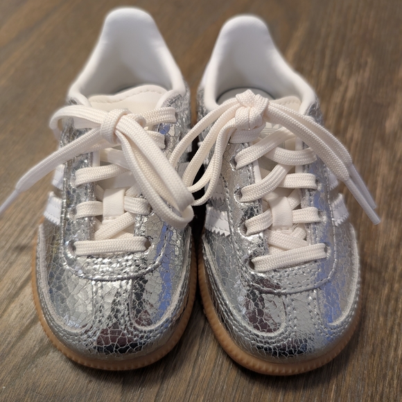 Adidas Samba Kids Silver Sneakers - Picture 2 of 5